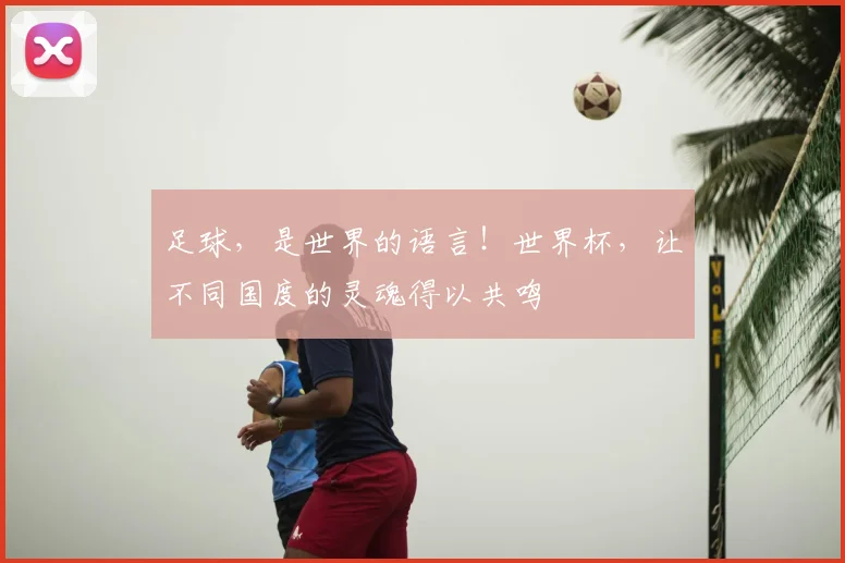 足球,是世界的语言!世界杯,让不同国度的灵魂得以共鸣